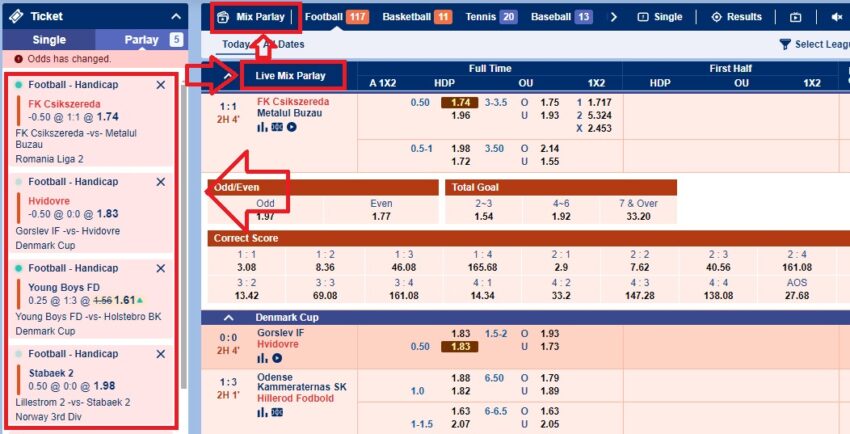 Cara Taruhan Bola Parlay